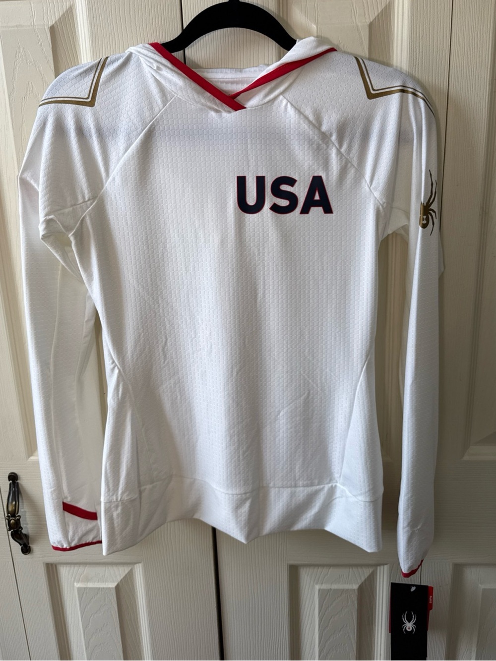 NWT Spyder National Sprynter Hoody USA U.S. Ski Team 2018 Women’s Size Small